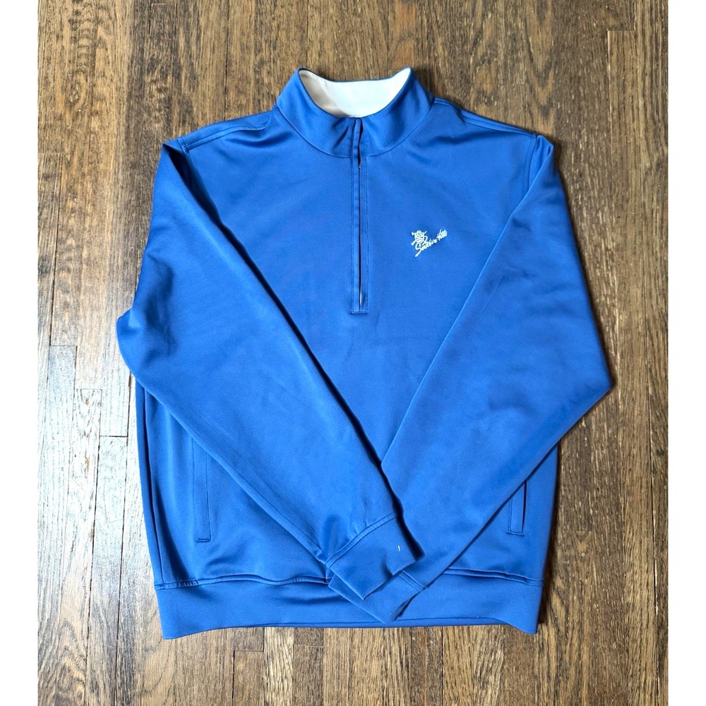Donald Ross Sportswear Southern Hills Golf 1/4 Zip Pullover Mens Large L Blue